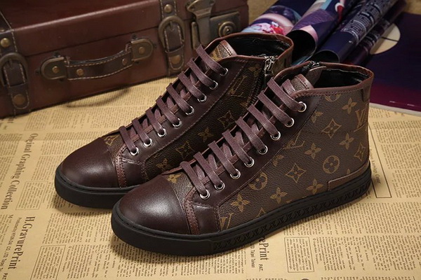 LV High-Top Fashion Men Shoes--011